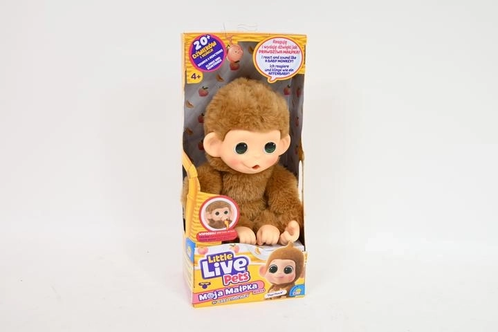 Little Live Pets My Baby Monkey Minis interaktives Äffchen Pepi Peach
