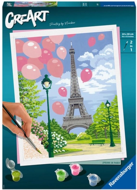 CreArt Malen nach Zahlen – Frühling in Paris