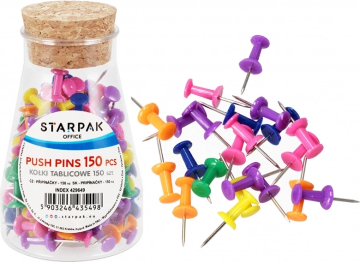 Farbige Reißnägel – 1 Packung