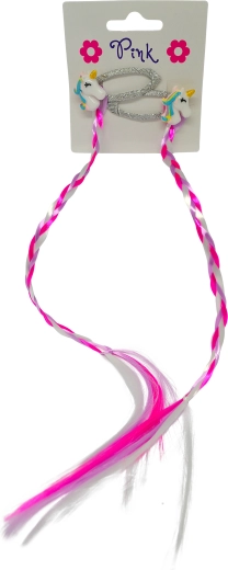 Haarspangen mit Zöpfchen, 2 Stk.