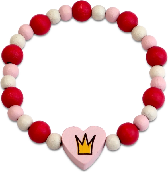Detoa Kinderarmband Prinzessin aus Holzperlen