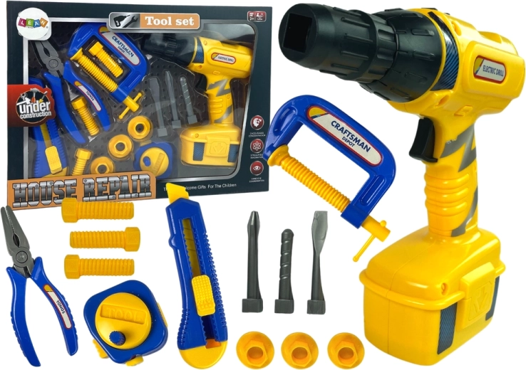 Set für kleine Handwerker Akkubohrmaschine