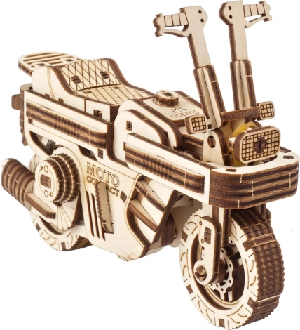 Ugears Holzmechanisches Puzzle – faltbarer Roller