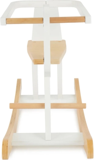 Holzpferd-Schaukel Bieco mit Sicherheitsrahmen