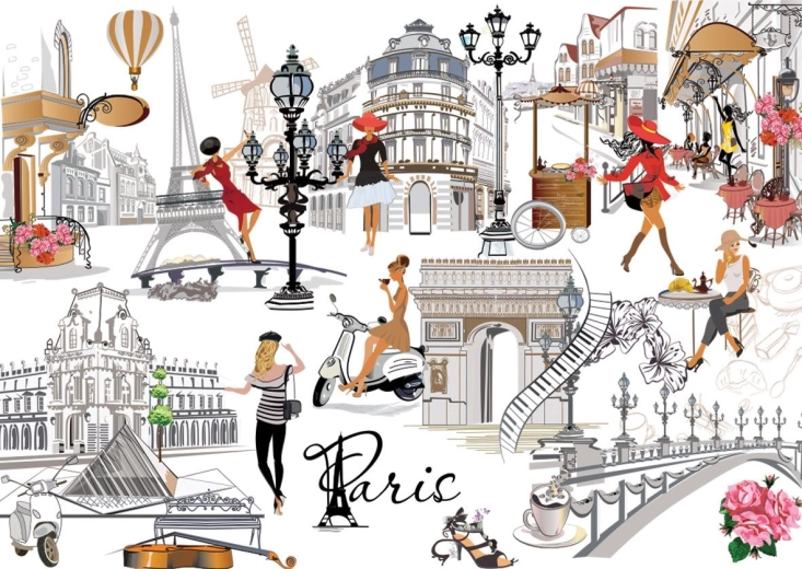 YAZZ Puzzle Paris 1000 Teile