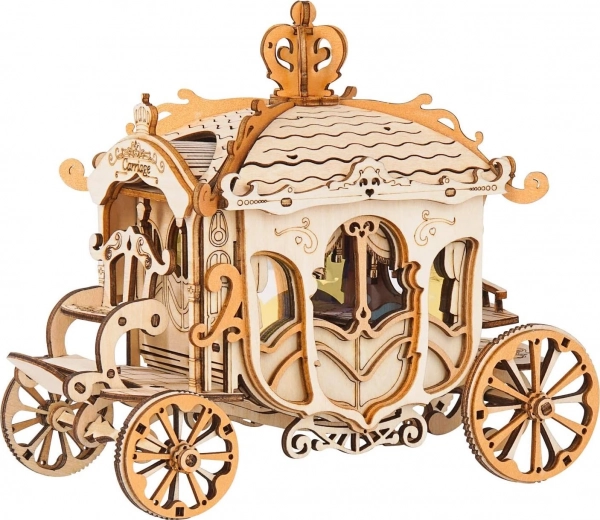Rolife 3D Holzpuzzle Klassische Kutsche – 92 Teile