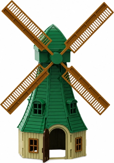 Große Windmühle für einen authentischen Bauernhof