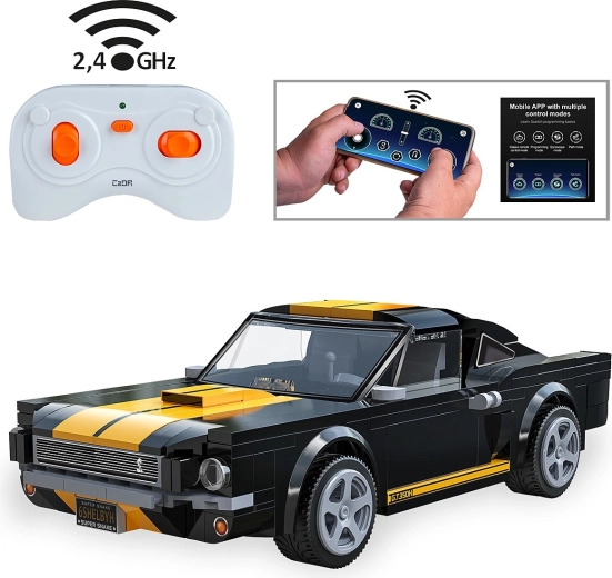 CaDA Shelby GT350 H Bausatz mit RC-Steuerung 1:20 schwarz