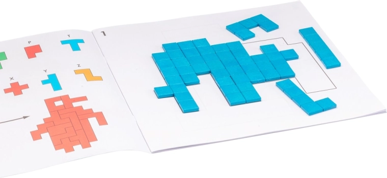 Wissner Schablonen für Pentomino – Heft mit 20 Vorlagen