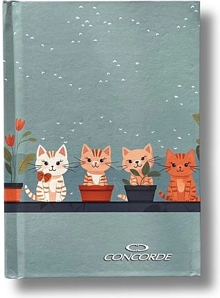 Notizbuch A6 liniert 8 mm, 100 Blatt CONCORDE