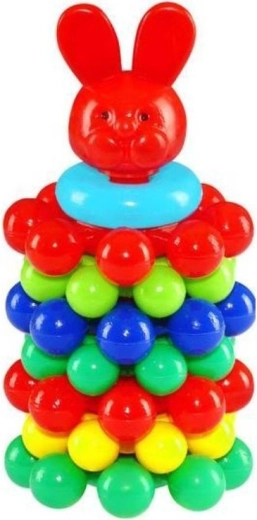Steckfigur mit Kugeln – Hase