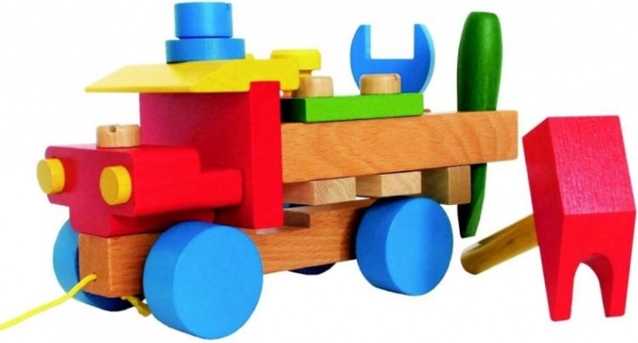 Detoa hölzernes Montageauto für Kinder