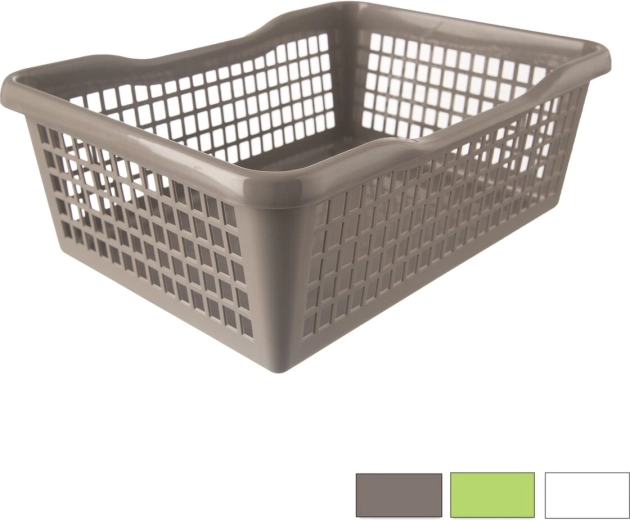 Kunststoff-Aufbewahrungskorb 36 × 27 × 13 cm (Farbmix)