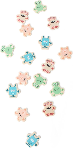 Holz-Sudoku mit Monsterchen für Kinder