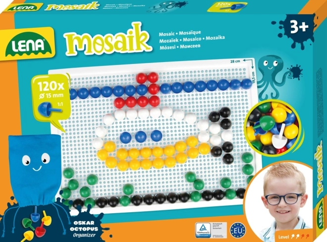 LENA Hütchen-Mosaik für Kinder – 120 Stk.