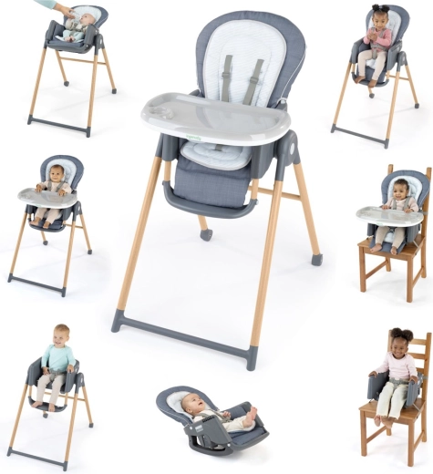 Multifunktions-Hochstuhl 7-in-1 Ingenuity Proper Positioner Chambray