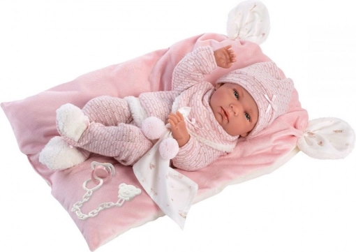 Realistische Babypuppe mit Ganzvinylkörper 40 cm
