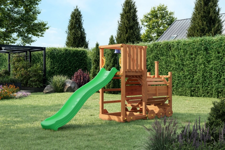 Lange 220-cm-Rutsche