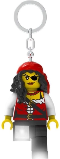 Leuchtender LEGO-Schlüsselanhänger Piratenprinzessin mit LED