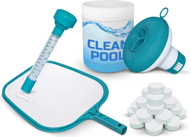 Komplette Ausstattung für klares Wasser