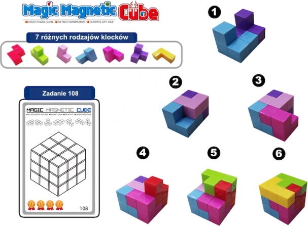 Magnetische Würfel Magic Magnetic Cubes 28 Stk.