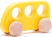 Holzgelber Bus für Kinder