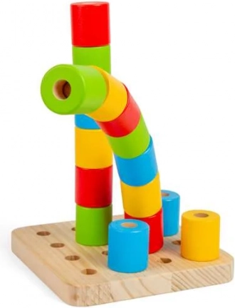 Balancier-Rollen für Kinder auf Holzsockel