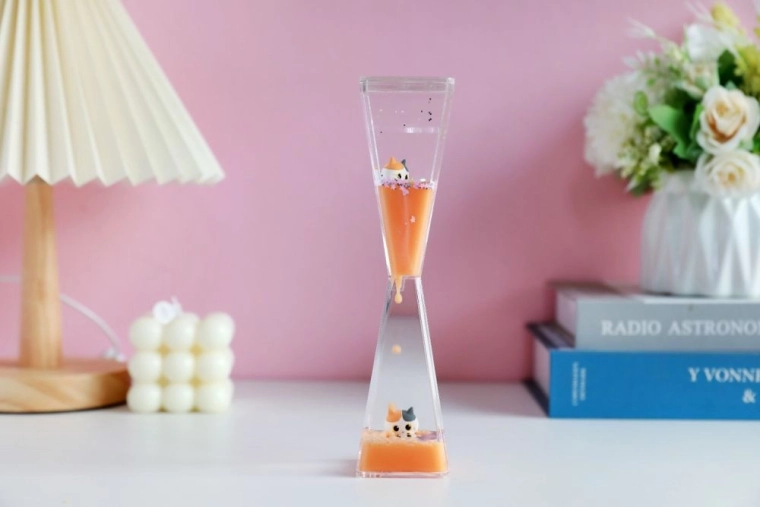 Niedliches 3D-Motiv eines orangefarbenen Kätzchens