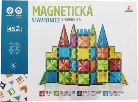 Magnetisches Baukasten-Set für Kinder 45 Stk.