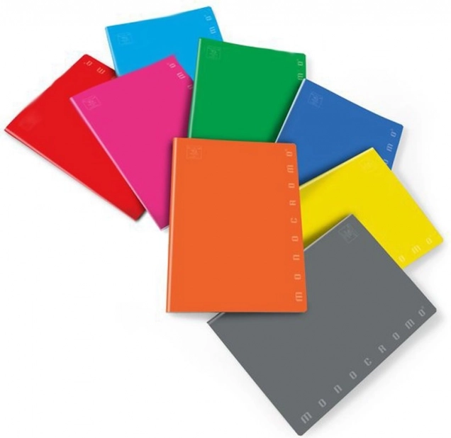 Schulheft A4 Monocromo 40 Blatt (Farbmix) Pigna