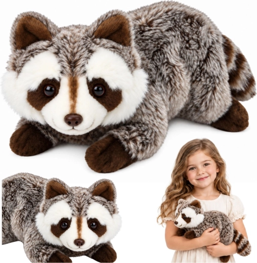 Kuscheliger Plüschwaschbär 41 cm