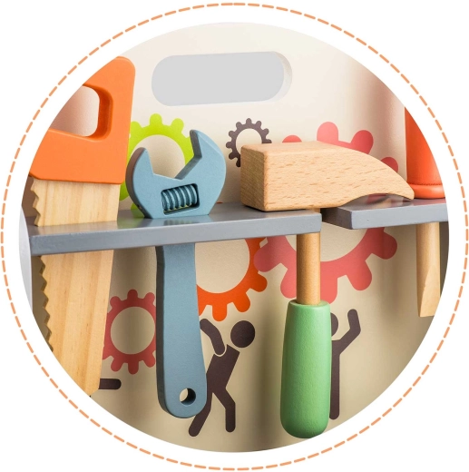 Komplettes Holzwerkzeug immer griffbereit