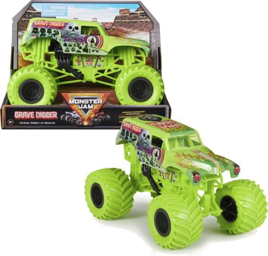 Monster Jam Grave Digger Monstertruck im Maßstab 1:24