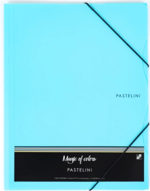 Sammelmappe mit Gummiband A4 PASTELINI blau