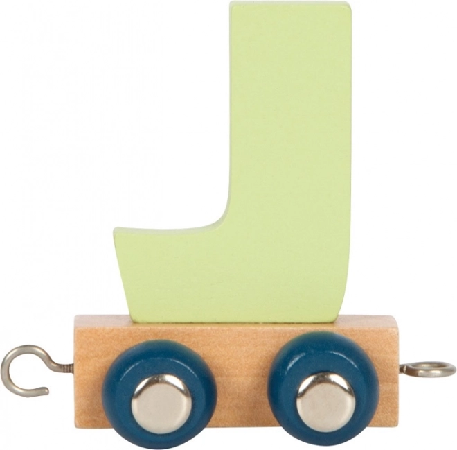 Small Foot Polar Alphabet Zug Buchstabe J