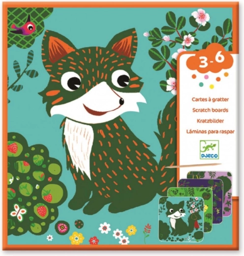 Djeco Kratzbilder – Waldfreunde