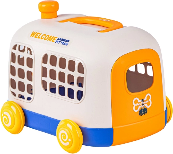 Transportbox auf Rollen zum Spielen und Aufräumen