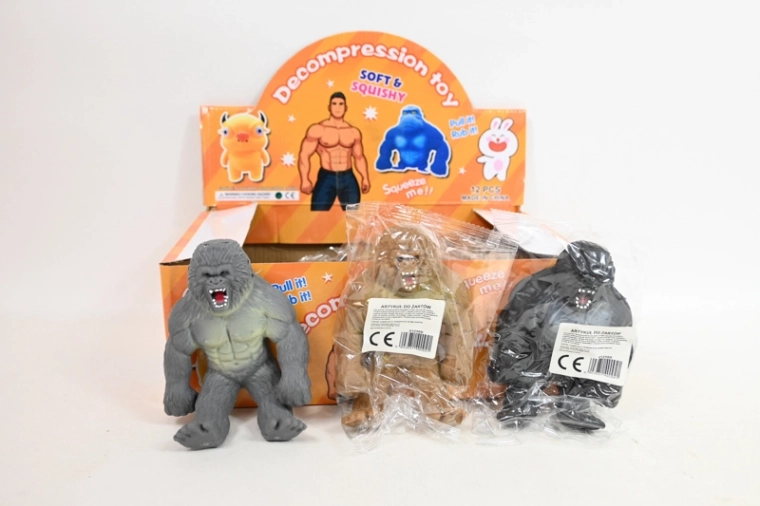 Dehnbarer Gorilla – Antistress-Figur (Farbmix)