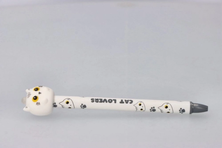 Radierbarer Stift mit 3D-Katzenmotiv 0.5mm