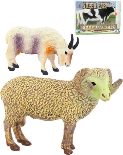 Plastikfigur eines Bauernhoftiers 8 cm - 1 Stück