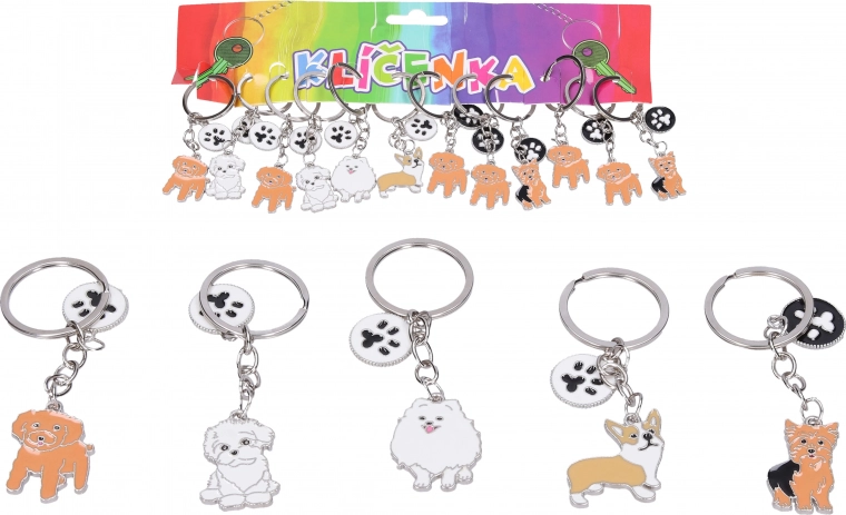 Schlüsselanhänger mit Pfotenabdruck