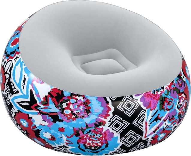 Bestway aufblasbarer Sessel mit Blumenmotiv
