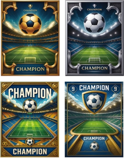 Geschenktüte mit Fußballmotiv Größe S