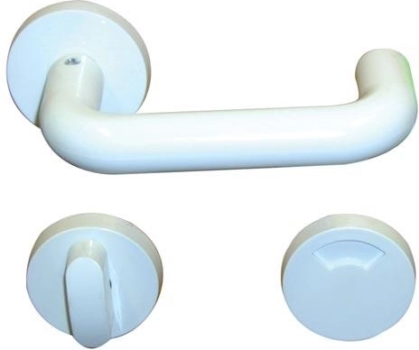 Innen-WC-Türgriff mit Anzeige – weißer Kunststoff