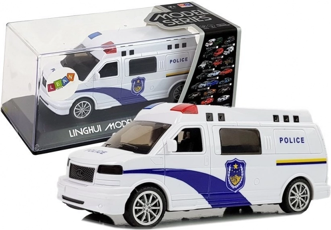 Polizeiauto mit Rückziehantrieb, Licht und Sound