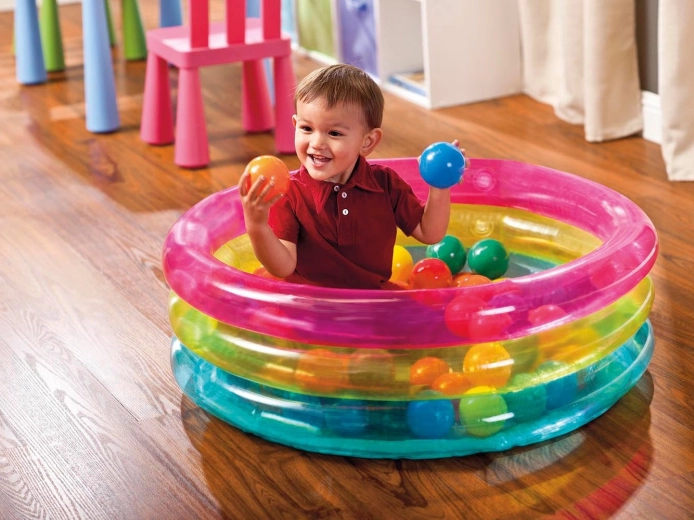 50 bunte Bälle für sensorischen Spielspaß