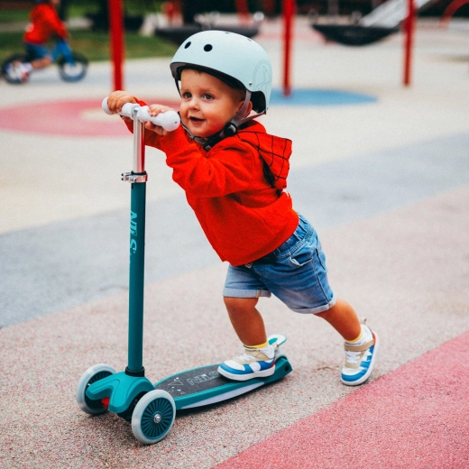 Stabile Dreirad-Konstruktion und Gewichtslenkung