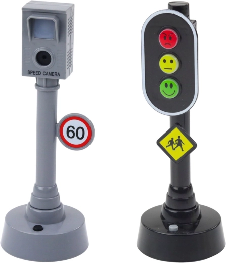 Ampel mit Licht und Sound für realistisches Spiel