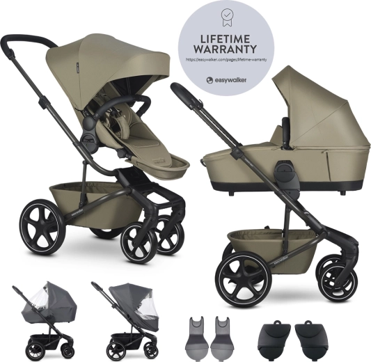 Easywalker Harvey NXT XL Set – Kombikinderwagen Moss Green