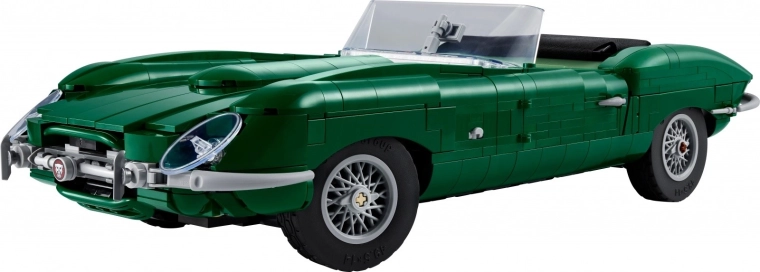 Ikonischer Jaguar E‑Type als Ausstellungsmodell